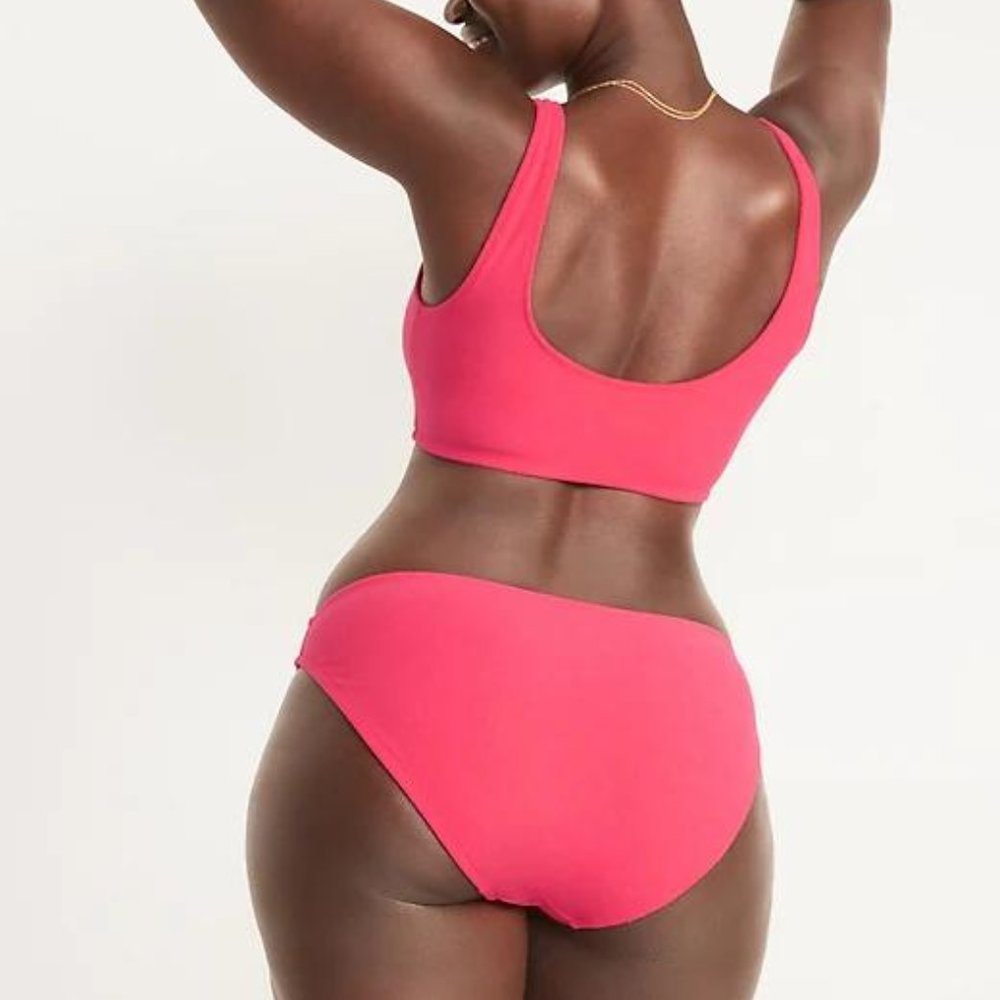 Old Navy Low-Rise Terry Classic Bikini Swim Bottoms for Women New - Picture 6 of 8